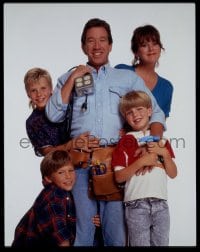 9m404 HOME IMPROVEMENT 4x5 transparency 1991 Tim Allen, Patricia Richardson, Jonathan Taylor Thomas