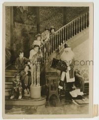 9s380 GOOD CHEER 8x10.25 still 1926 Joe Cobb & Our Gang kids spy on Santa Claus leaving gifts!