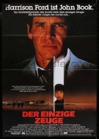 9w716 WITNESS German 1985 big city cop Harrison Ford in Amish country, directed by Peter Weir!