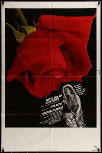 9y733 ROSE 1sh 1979 different portrait of Bette Midler in unofficial Janis Joplin biography!