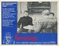 9z332 GREETINGS LC #5 1968 De Niro's first credited role, directed by Brian De Palma!