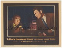 9z391 I DIED A THOUSAND TIMES LC #2 1955 Mad Dog Earle Jack Palance watches Herb Vigran w/ bracelet!