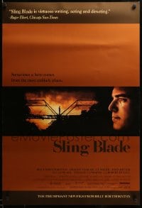 1c815 SLING BLADE DS 1sh 1996 profile image of star & director Billy Bob Thornton as Carl!