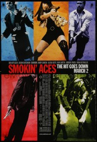 1c816 SMOKIN' ACES advance DS 1sh 2007 March style, Ben Affleck, Jason Bateman, Ryan Reynolds, Keys