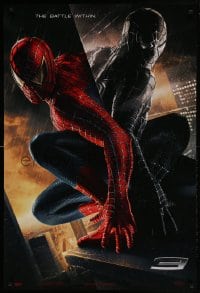 1c839 SPIDER-MAN 3 teaser 1sh 2007 Sam Raimi, the battle within, Tobey Maguire in red/black suits!