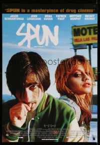 1c847 SPUN DS 1sh 2002 Jason Schwartzman, Mickey Rourke