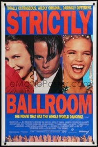 1c878 STRICTLY BALLROOM 1sh 1992 Paul Mercurio, Tara Morice, Bill Hunter, Baz Luhrmann!