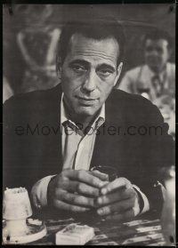 1d864 HUMPHREY BOGART 29x41 commercial poster 1966 cool image of Bogey seated!