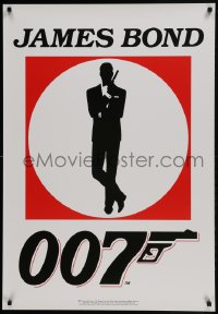 1d868 JAMES BOND 007 27x39 Dutch commercial poster 1999 cool classic silhouette of secret agent!