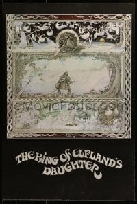 1d876 KING OF ELFLAND'S DAUGHTER 24x35 English commercial poster 1977 Jimmy Cauty artwork!