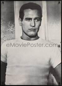 1d901 PAUL NEWMAN 29x41 commercial poster 1966 cool close-up image!