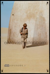 1d903 PHANTOM MENACE 24x36 commercial poster 1999 Episode I, Anakin w/Vader shadow!