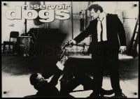 1d909 RESERVOIR DOGS 24x34 English commercial poster 1992 Tarantino, Keitel & Buscemi face off!