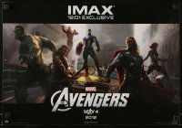 1d946 AVENGERS IMAX mini poster 2012 Robert Downey Jr & The Hulk, assemble 2012!