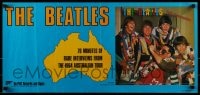 1d325 BEATLES 14x30 music poster 1982 Talk Downunder, rare interviews from Australian tour!