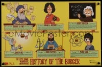 1d734 BOB'S BURGERS tv poster 2015 Loren Bouchard & Jim Dauterive's, art of top cast!