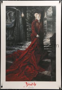 1d208 BRAM STOKER'S DRACULA signed #65/750 24x35 art print 1993 by Michael Calandra, vampire Oldman