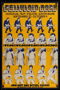 1d331 CELLULOID ROCK 20x30 English music poster 1970s Ian Logan artwork of stage performers!