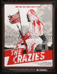 1d213 CRAZIES #06/30 18x24 art print R2012 by artist Boneface, Colony Theatre, Red variant!