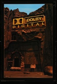 1d558 DOLBY DIGITAL DS 27x40 special 1996 surround sound, adventure, image of ancient CGI ruins!