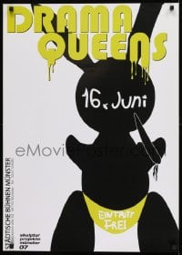 1d561 DRAMA QUEENS 23x33 German special poster 2009 completely different art!