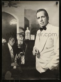 1d385 GORDON'S GIN 16x22 advertising poster 1982 Humphrey Bogart and Wilson from Casablanca!