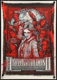 1d238 HALLOWHEDON II #17/30 17x24 art print 2010 by Dan Mumford, blood red Slayer edition!