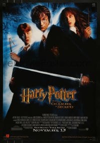 1d959 HARRY POTTER & THE CHAMBER OF SECRETS mini poster 2002 Daniel Radcliffe, Emma Watson, Grint!