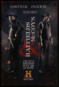 1d740 HATFIELDS & MCCOYS DS tv poster 2012 Bill Paxton & Kevin Costner are feudin'!