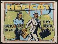 1d239 HEPCAT signed #386/465 18x23 art print 1998 by Marco Almera, El Rey Theatre - Los Angeles CA!