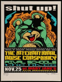 1d242 INTERNATIONAL NOISE CONSPIRACY #140/150 15x20 art print 2001