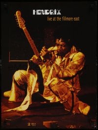 1d345 JIMI HENDRIX 18x24 music poster 1999 great image of legendary guitarist performing on stage!