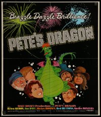 1d654 PETE'S DRAGON 19x22 special poster 1977 Walt Disney animation/live action, Elliott!