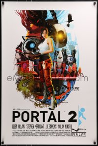 1d660 PORTAL 2 24x36 art print 2011 Valve puzzle-platform, movie poster design by Tristand Reidford!