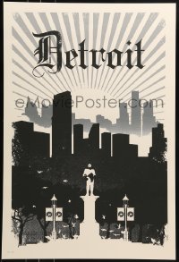 1d275 ROBOCOP signed #78/80 16x24 art print 2014 by Justin Van Genderen, Detroit, 2nd Edition!