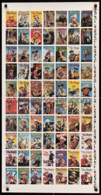 1d675 ROY ROGERS printer's test 19x38 special poster 1970s many grear comics covers!