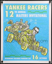 1d278 RUSHMORE signed #91/98 16x20 art print 2010 by artist Jacob Borshard, Yankee Racers!