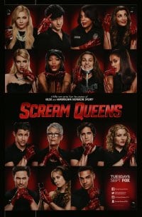 1d746 SCREAM QUEENS tv poster 2015 Emma Roberts, Lea Michele, Jamie Lee Curtis and more!