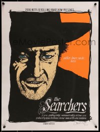 1d312 SEARCHERS signed 17x23 art print R2006 by Jermaine Rogers, Alamo Drafthouse, Day edition!