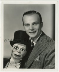 1h288 EDGAR BERGEN/CHARLIE MCCARTHY 8.25x10 still 1930s incredible portrait by Ray Jones!