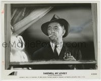 1h307 FAREWELL MY LOVELY 8x10 still 1975 classic image of Robert Mitchum used on the one-sheet!