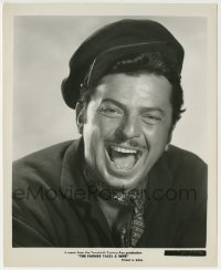 1h497 JOHN CARROLL 8x10 still 1953 laughing portrait as canal boat operator in Farmer Takes a Wife!