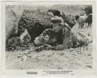 1h313 FIGHTING KENTUCKIAN 8x10.25 still 1949 John Wayne with rifle protecting Vera Ralston!