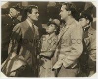 1h326 FOREIGN CORRESPONDENT 6.75x8.5 still 1940 Day between Joel McCrea & Sanders, Hitchcock!