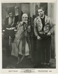 1h335 FUGITIVE KIND 7.75x10 still 1960 Marlon Brando in snakeskin jacket, dirty Joanne Woodward!