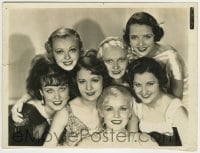 1h344 GEORGE WHITE'S 1935 SCANDALS 7.5x10 still 1935 sexy Susan Fleming with six other showgirls!