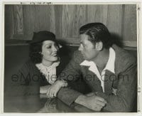 1h503 JOHNNY WEISSMULLER/LUPE VELEZ 8.25x10.25 still 1930s she's laughing, but he isn't amused!