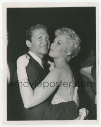 1h522 KIM NOVAK 7.25x9 news photo 1955 dancing at Club Mocambo in Hollywood by Nat Dillinger!