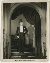 1h531 LADY BE GOOD 8x10.25 still 1928 best portrait of Jack Mulhall in top hat & tails with cane!