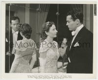 1h533 LADY EVE 8.25x10 still 1941 c/u of beautiful Barbara Stanwyck & Henry Fonda by mirrors!